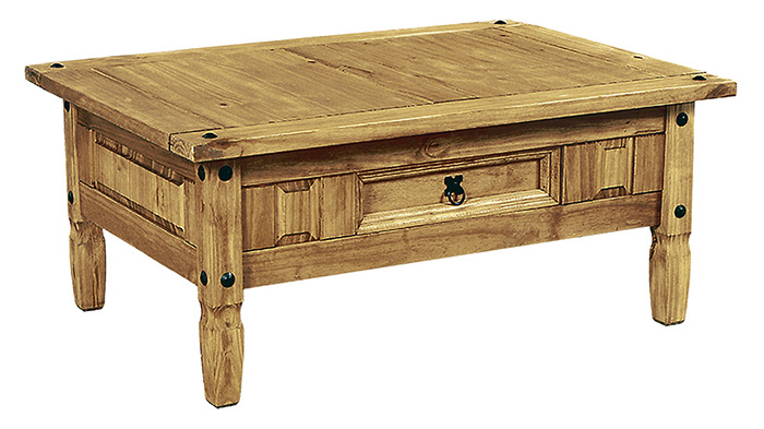 Corona 1 Drawer Coffee Table - Click Image to Close